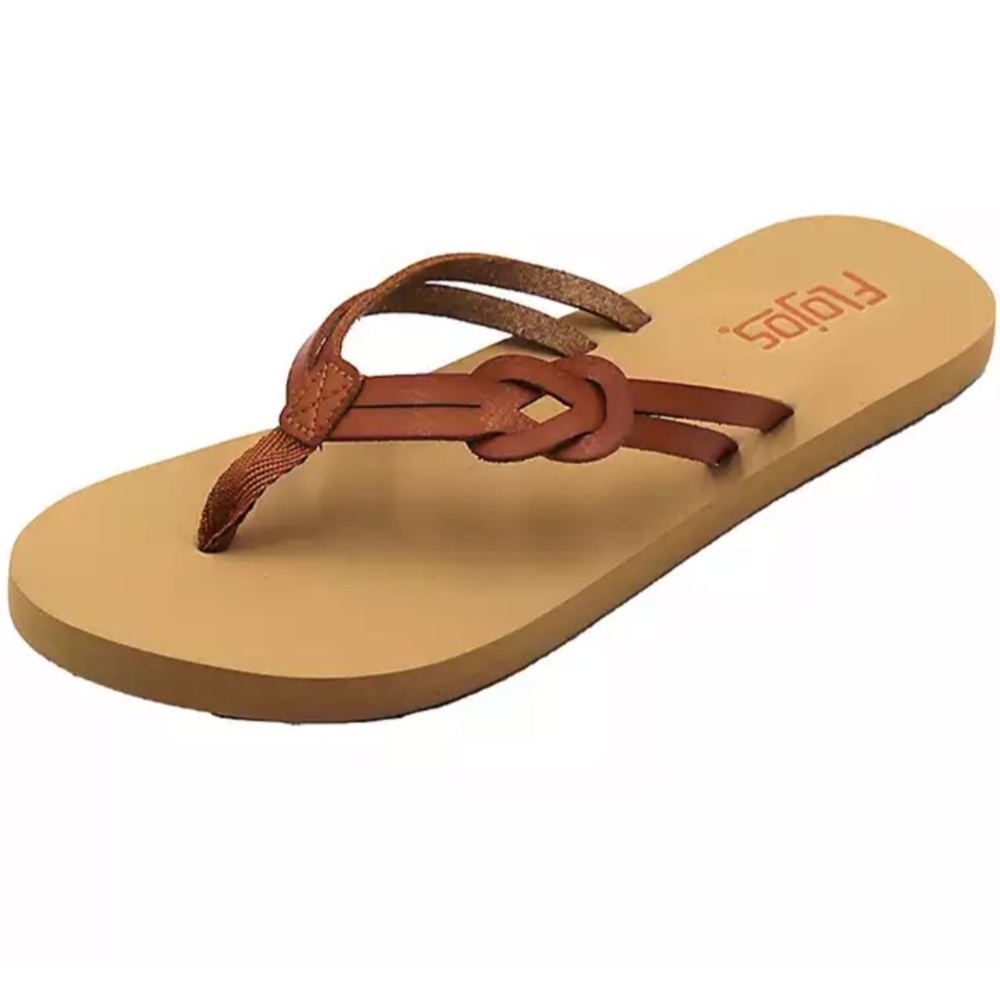 Flojos Women's Azure Flip Flops EUC size 7